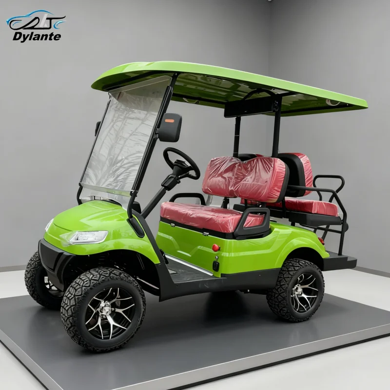 

Luxurious Street Legal Lithium Battery Golf Carts 2 4 6 8 Seater Buggy Adult Electric Lifted Golf Cart with Folding Seats