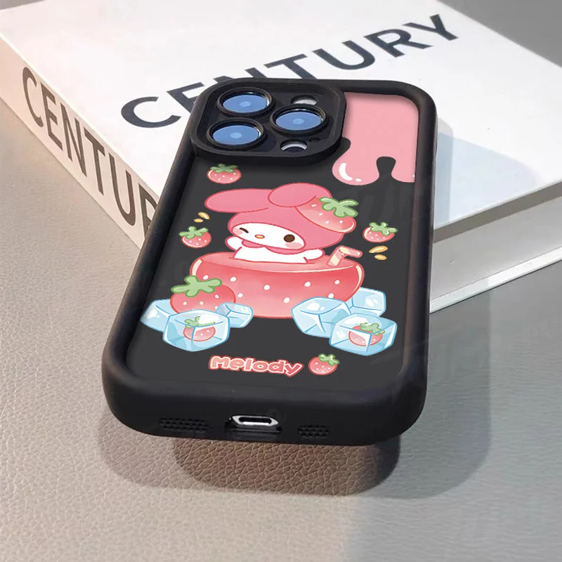 Cinnamoroll Melody Fruit Soft Silicone Case for Samsung Galaxy A55 A35 A25 A15 A05 A05S A24 A13 A23 A12 A22 A32 A52 A52S A72 A11