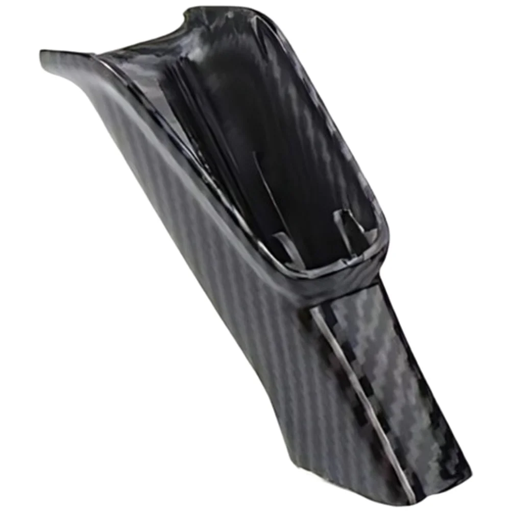 Gear For Shift Lever Cover Base For Porsche For Cayenne 2018-2024 ABS Carbon Fiber Glossy Black Red Automatic Transmission Housi