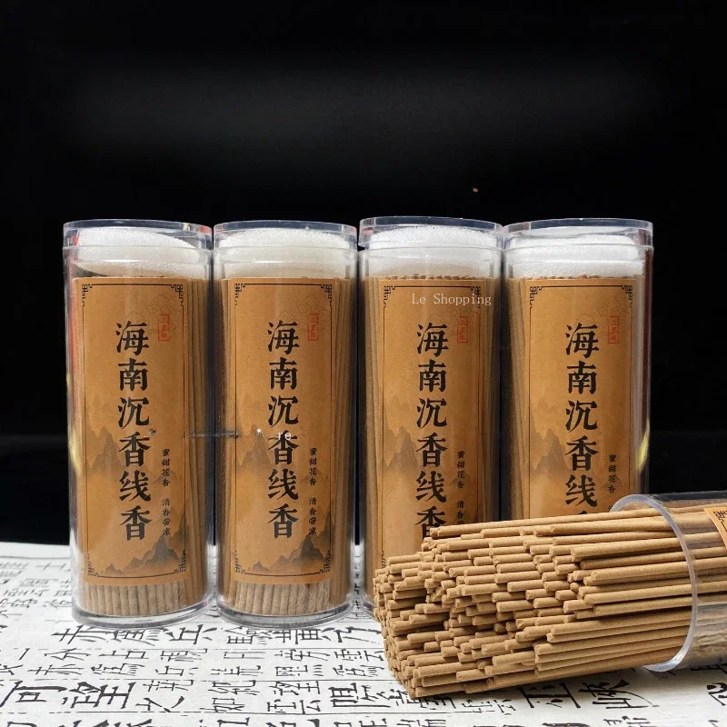 Natural Hainan Agarwood Thread Incense/Temple Worship Room To Purify The Air, Remove Odors, Soothe God and Help Sleep Joss Stick