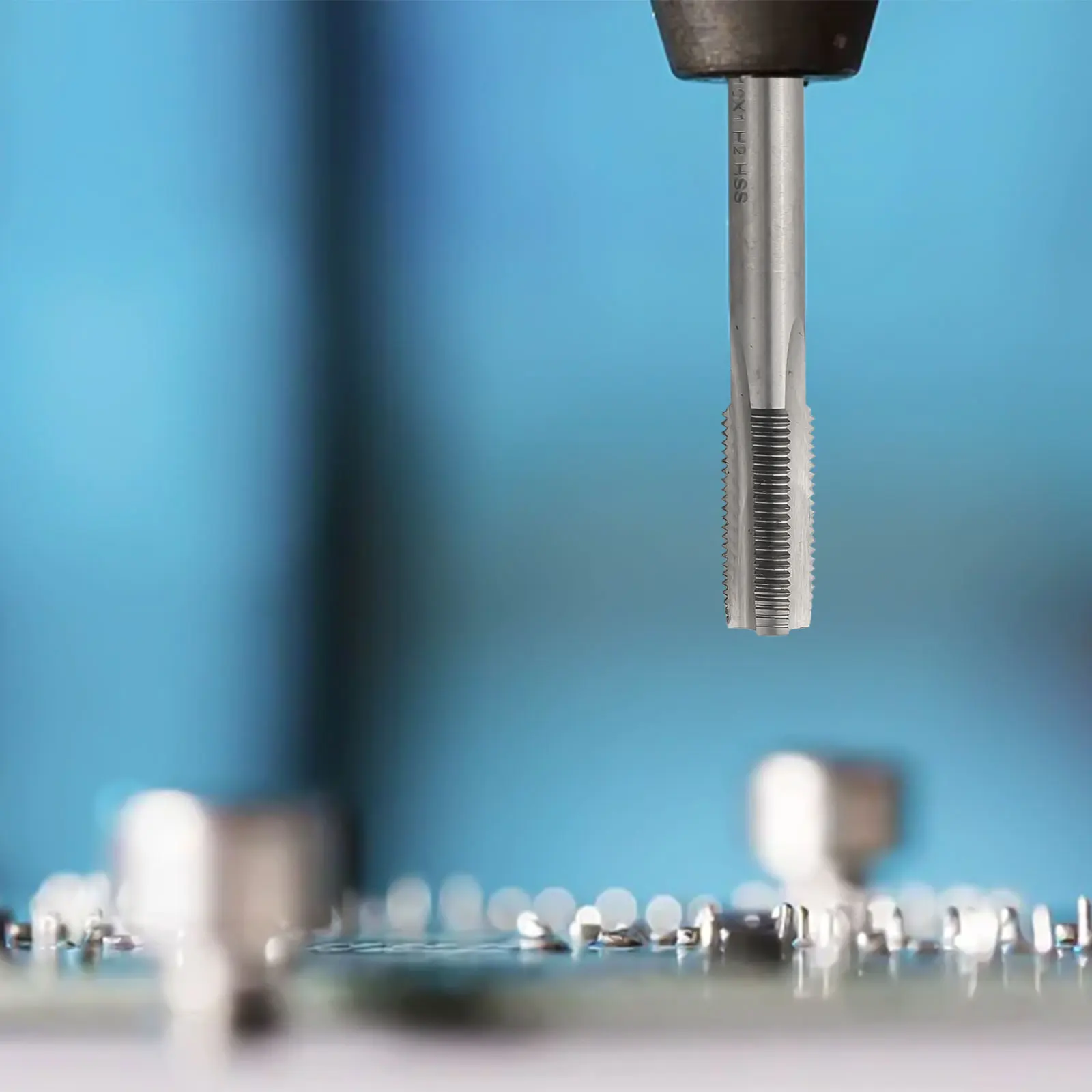 Metalworking Left Hand Tap M10X1 0mm for Metric Threading 10mmX1mm Pitch Tool for Professional Metal Fabricators