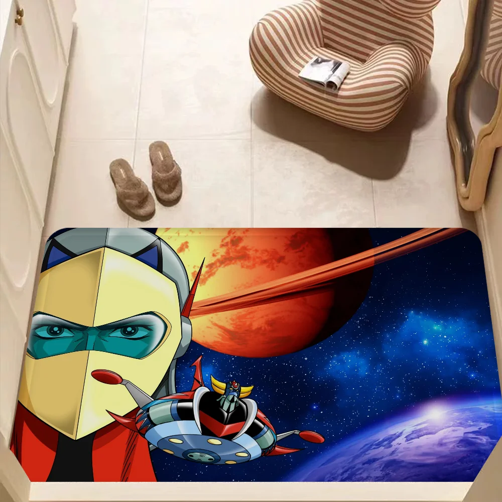 UFO ROBO GRENDIZER GOLDORAK   Floor Mat Bathroom Mat Kids Room Bedroom Decoration Balcony Anti-Slip Doormat Living Room  Rugs