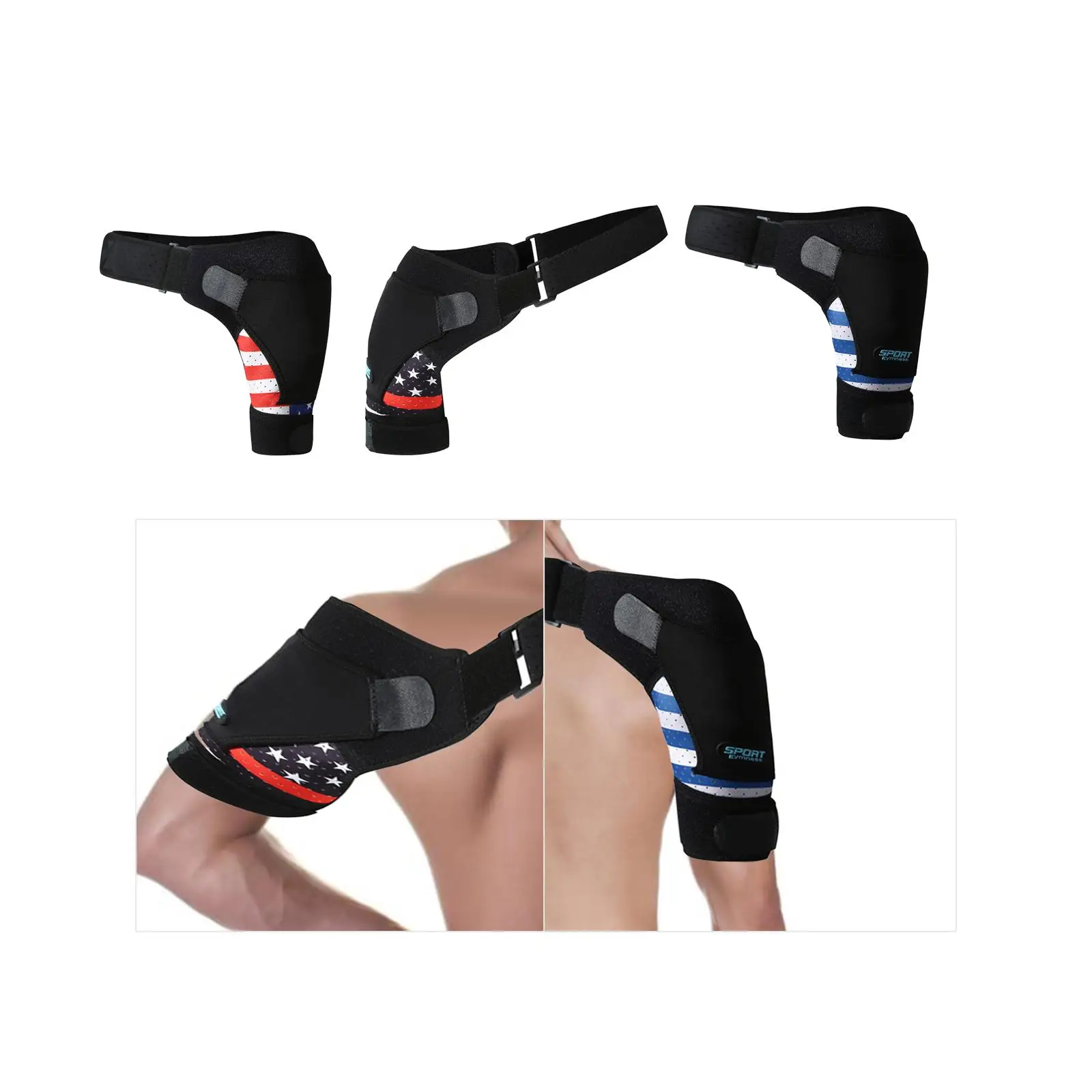 Shoulder Brace Men and Women Shoulder Support for Workout Gym Sports Fitness