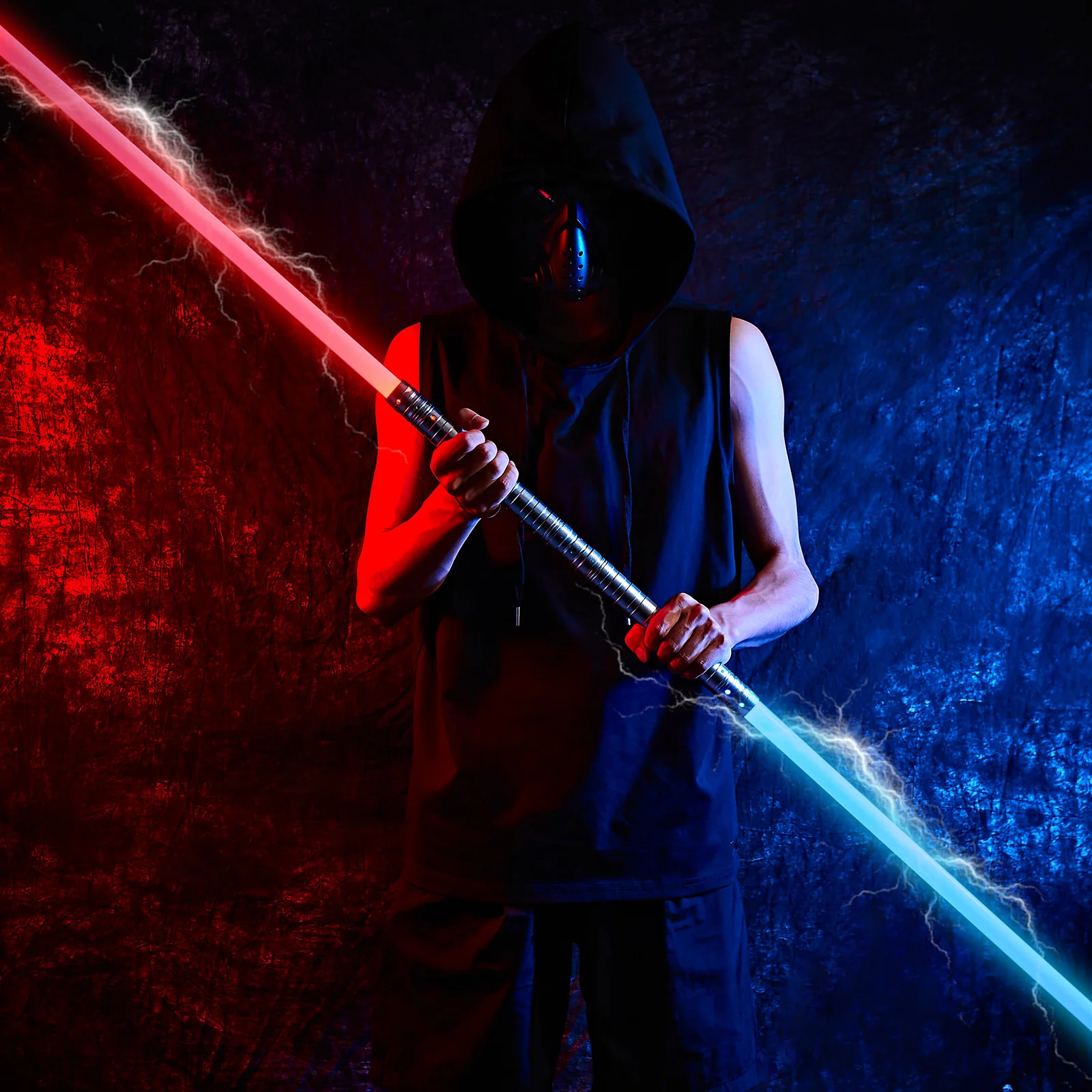 RGB EMetal Lightsaber Dueling Smooth Swing Sword Sabre De Luz 14  Color Changing with Sounds  Flashing Toy