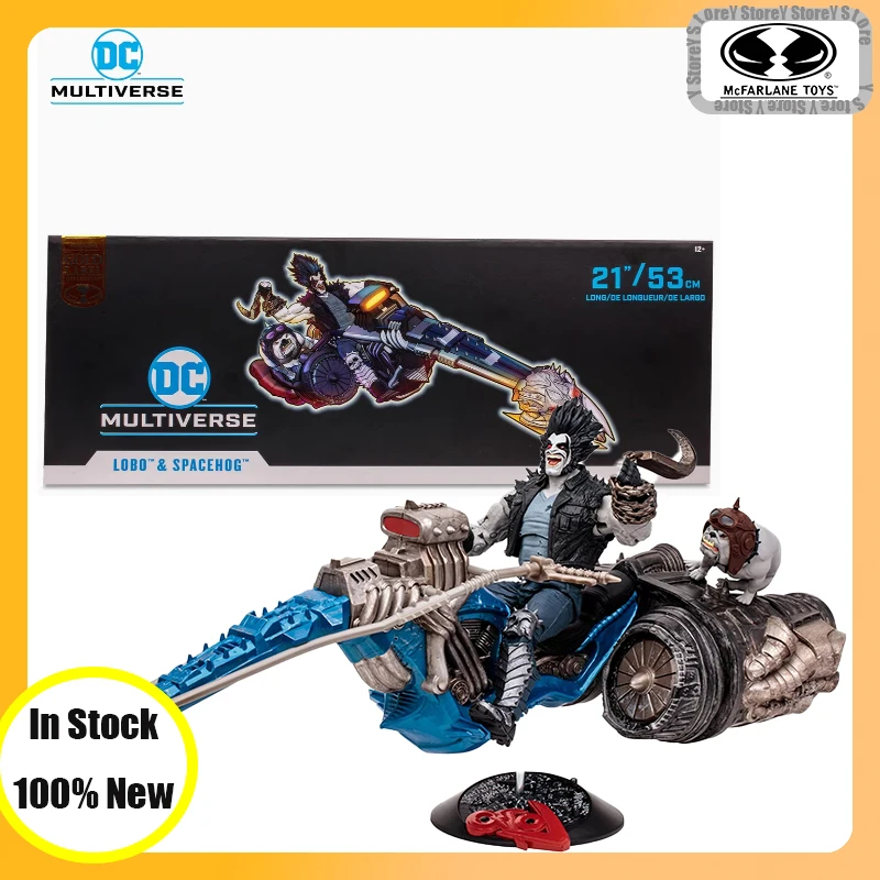 Аксессуары для мотоцикла, Многосторонняя фигурка модели Dc Lobo robthe Wolfman, набор мотоциклов, Золотая этикетка, коллекционная фигурка автомобиля, подарок