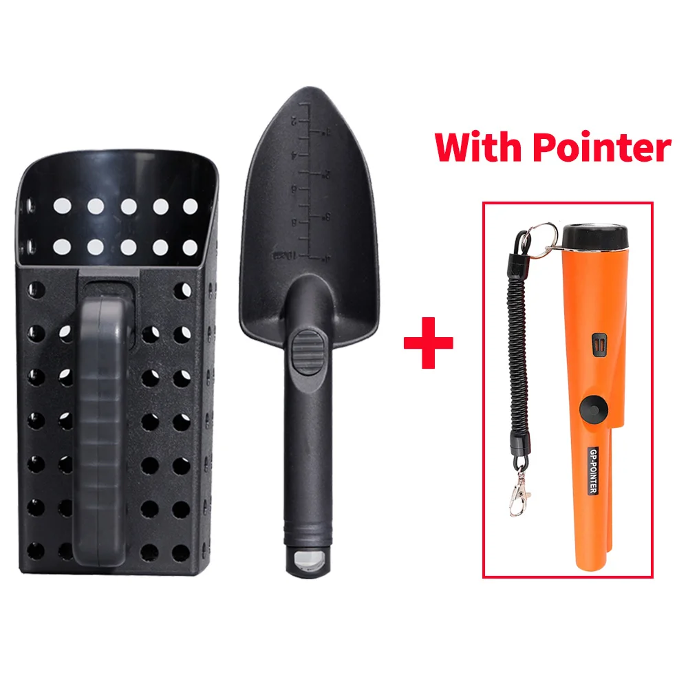 Detector de Metais para Jardim e Camping Detector de Metais Areia Colher Conjunto pá Praia Ouro Escavação Filtro Ferramenta para Uso ao ar Livre