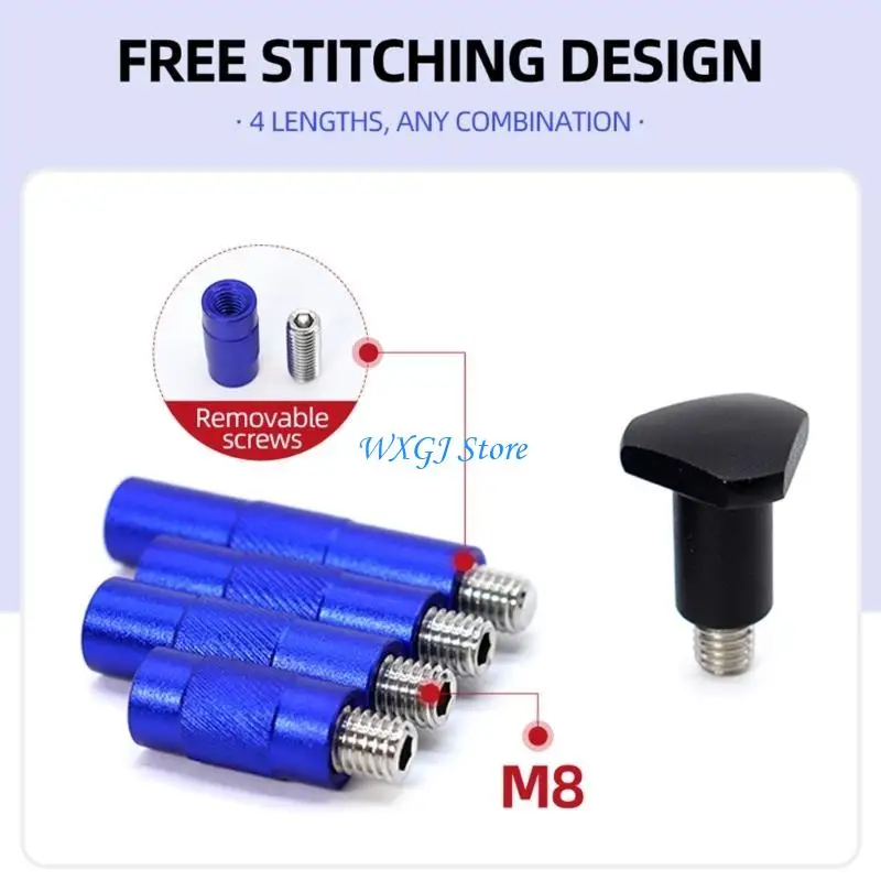 

37JE Car Body Dent Repair Tool Paint Dent Repair Knockdown Pen Tool Tap Down Pen with Tips Dent Removal Set