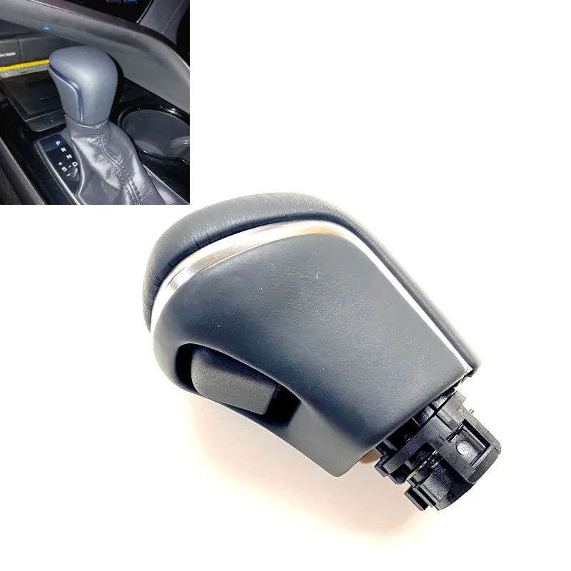 

Car Leather Gear Shift Konb for Toyota Corolla Camry Levin XV70 V70 Avalon 2018 2019 2020
