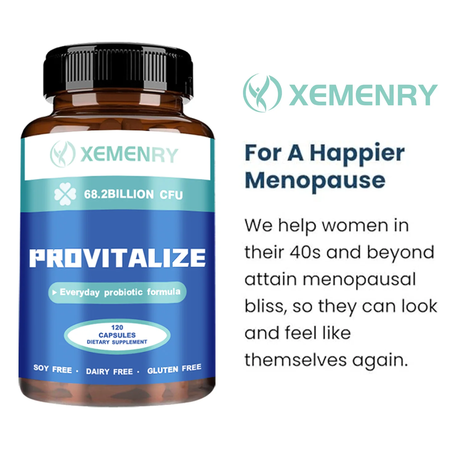 Provitalize - Probiotics for Women, Good for Digestive Health, Menopause, Joint Support, and Slim Waist