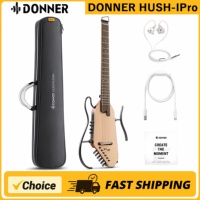 Donner HUSH-I PRO Intelligent Light Guitar Portable Mute with Effects Tone Guitar
