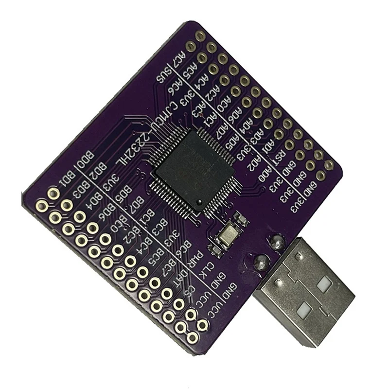 

【B74A】FT2232HL Двухканальный USB-модуль UART/FIFO MCU-2232/SPI, I2C/JTAG RS232 High Speed