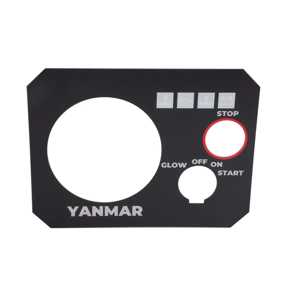 For Yanmar Engine Instrument Panel Faceplate Sticker Type B 3ym30 3ym20 2ym15