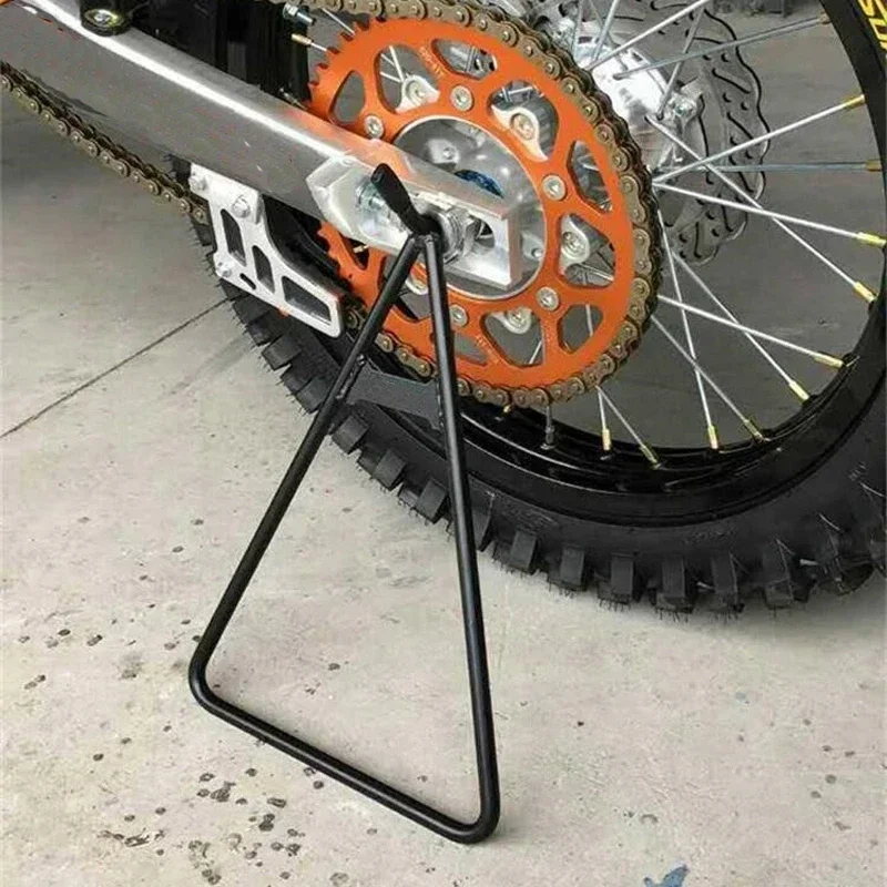 

Universal Dirt Bike Mx Motocross Kickstand Motorcycle Accessories Black Steel Motorcycle Triangle Side Stand 1PC