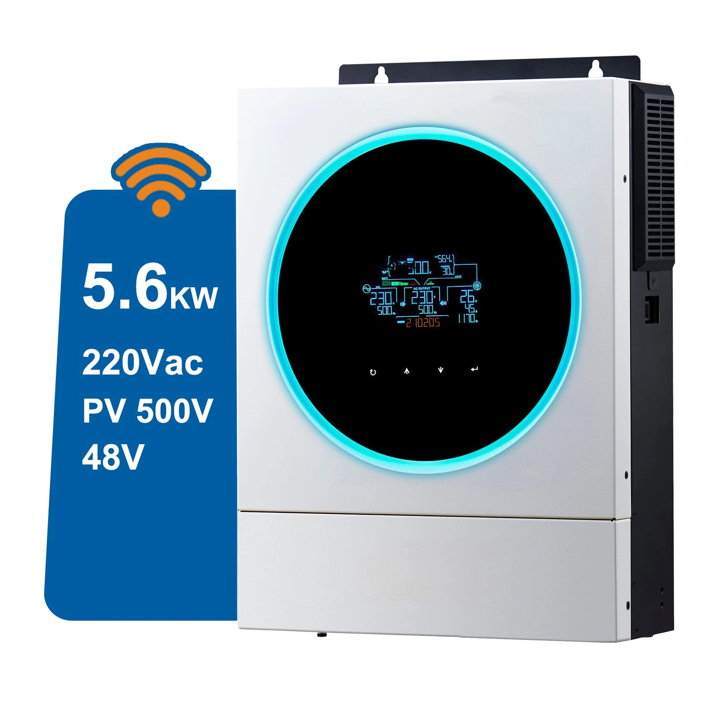 

5.5kw Solar Inverter 5KW 5kva Off Grid Pure Sine Wave 48V 220V Power Strip 5.6kw 5.5kva Hybrid Solar Inverter