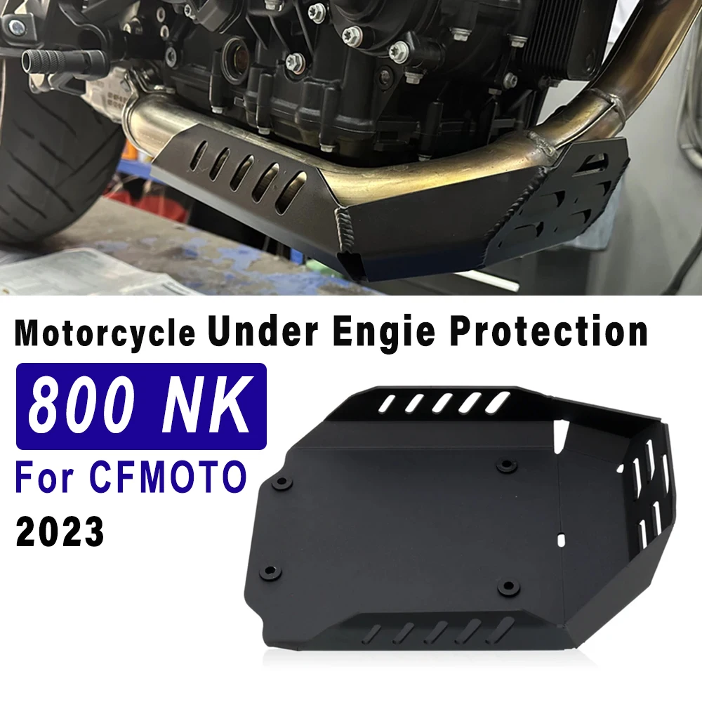 800NK nuovi accessori per moto sotto il coperchio del motore 800 NK 2023 per CFMOTO Protection Guard Diversion Bellypan Cover alluminio