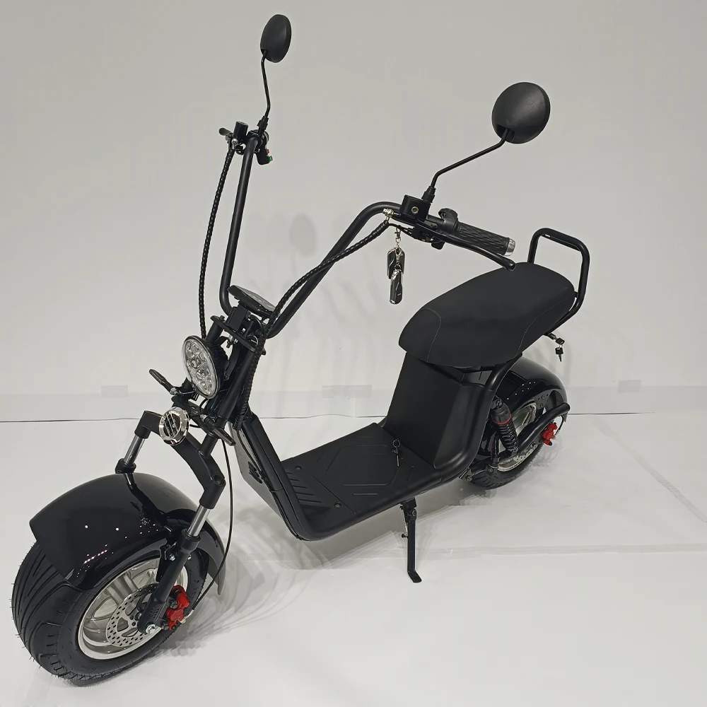 Cheap 2000W Fat Tire E Scooter Electric Motorcycle Citycoco With Large Seat for Adults without battery