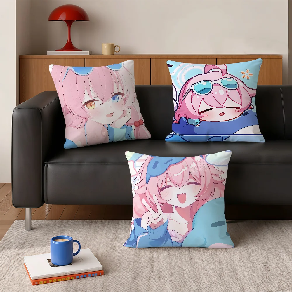 Games Girl Blue A-archive Takanashi Hoshino Pillow Case Square Bedroom Headboard Sofa Living Room Backrest Cushion Nap Pillow