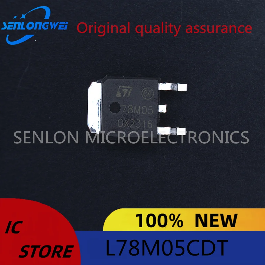 New original L78M05CDT-TR TO-252-2 Fixed  SMD Voltage Regulator