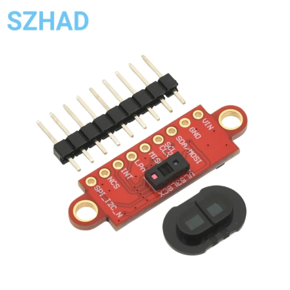 VL53L8CX ToF Distance Sensor, 8x8 Zone Detection, High-Performance Laser Ranging Module for Navigation and Safety Systems