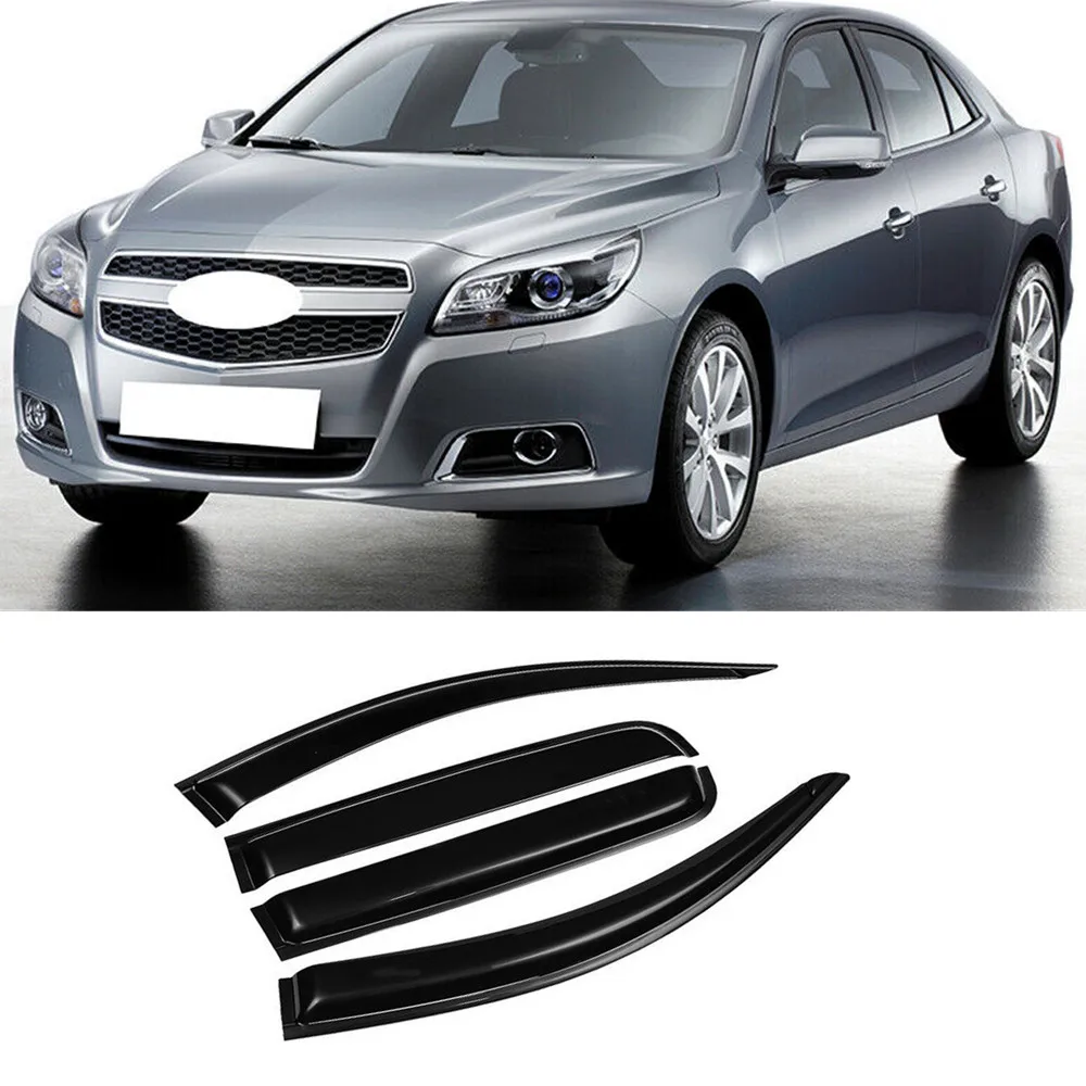 

For Chevrolet Malibu 2012 2013 2014 2016 Window Visor Rain Guard Weather Shield Wind Deflector Slim Trim Awning Shelter Raincoat