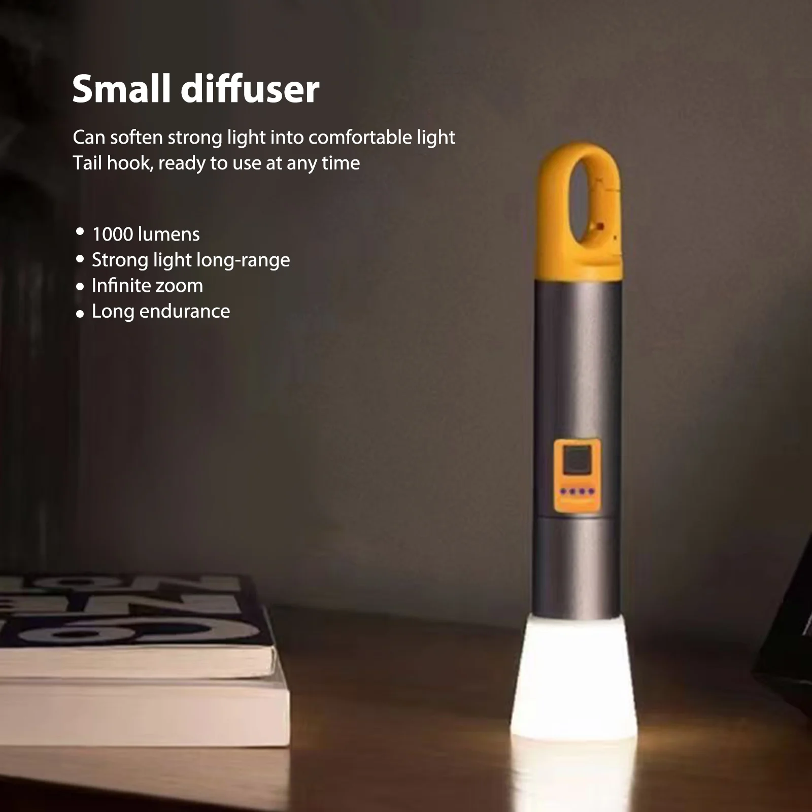 Reswat-Ultra Brilhante Lanterna LED, Tocha, 4 Modos de Iluminação, Zoomable, ao ar livre, Camping, Luz Bicicleta, 18650 Bateria De Lítio