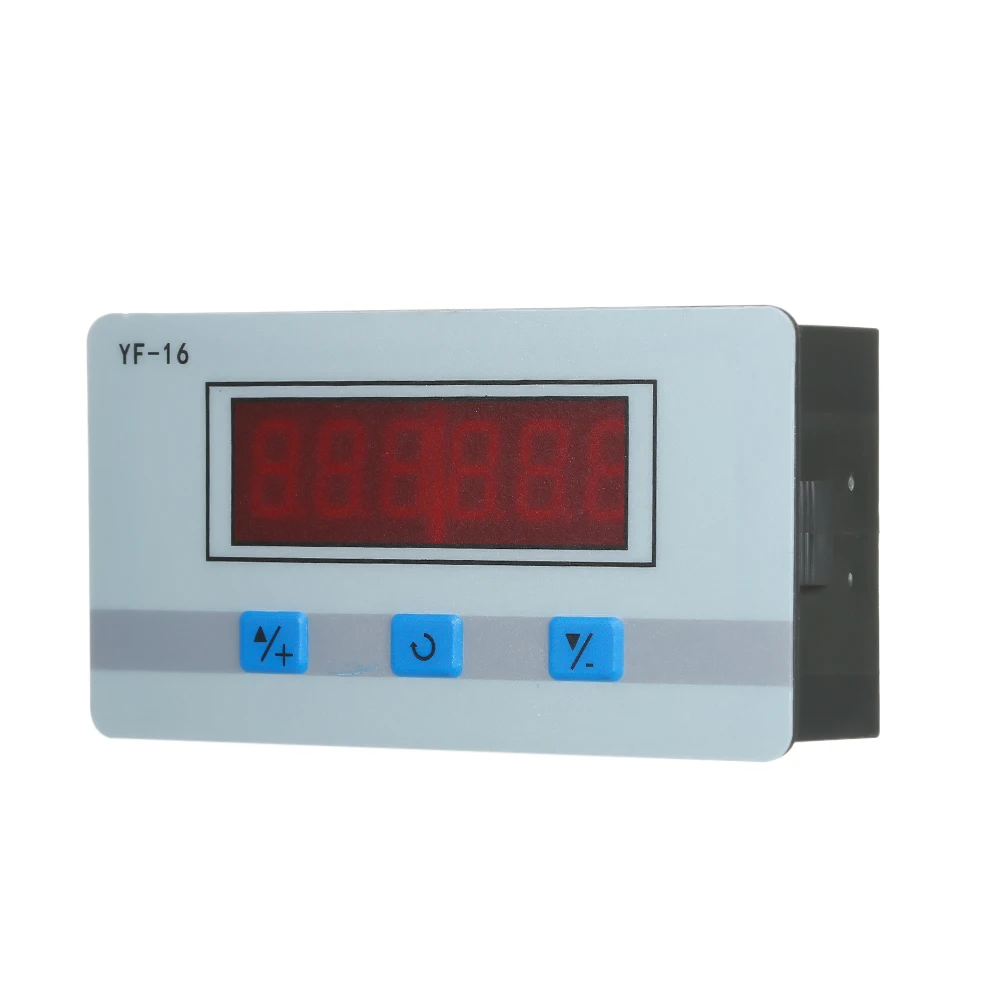 Mini LED Digital Counter Module 1-999999 Counts DC/AC5V~24V Electronic Totalizer with NPN PNP Signal Output for Electronic Proje