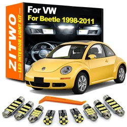 ZITWO 12Pcs For VW Volkswagen Beetle 9C 1C 1998- 2006 2007 2008 2009 2010 2011 LED Interior Light Trunk Door Courtesy Bulb Kit