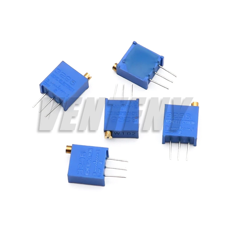 10 sztuk 3296W potencjometr precyzyjnie regulowany rezystancja wieloobrotowe przycinanie 1K 2K 5K 10K 100K 103 100R potencjometr trymera