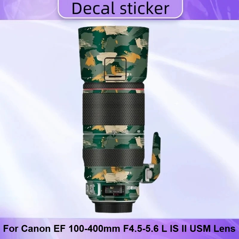 

Защитная наклейка для объектива Canon EF 100-400mm F4.5-5.6 L IS II USM, пленка-протектор для корпуса объектива Canon EF100400 II