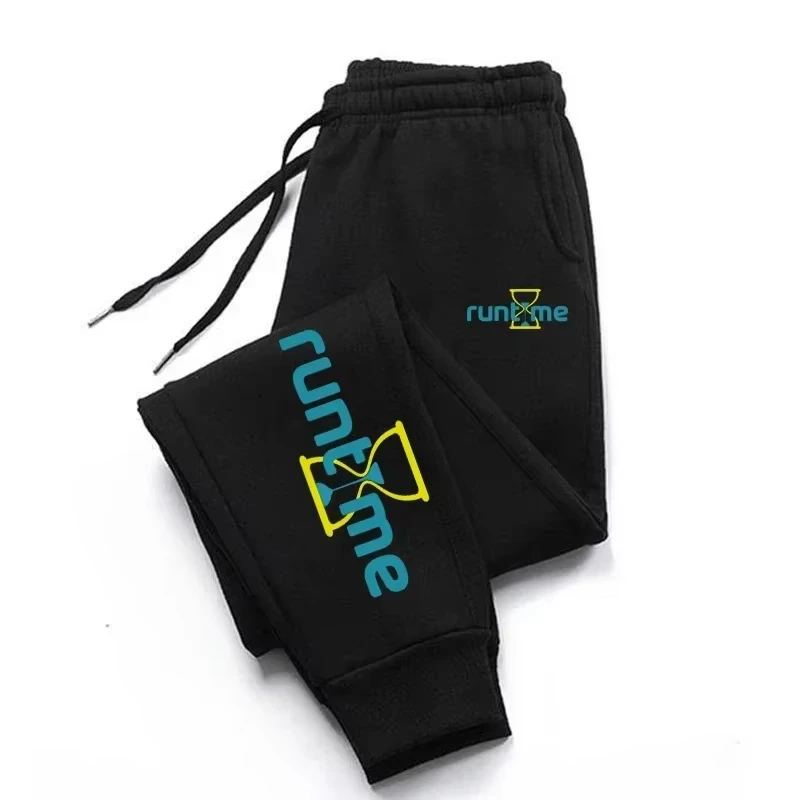 

Men's autumn and winter new letter printed daily casual sportswear long pants sports jogging pants multifunctional street pants
