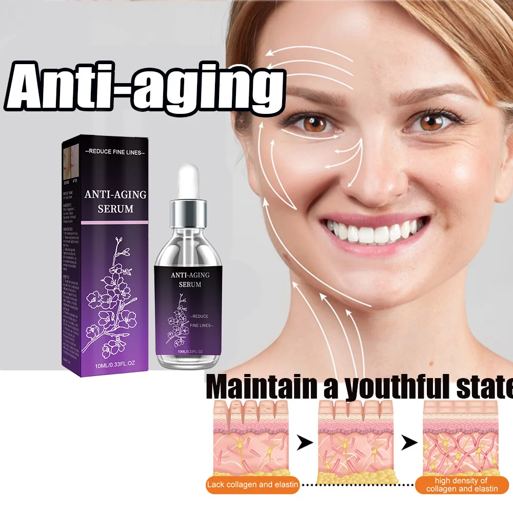 

Anti Wrinkle Face Serum Hyaluronic Acid Anti Aging Lift Firm Fine Lines Remover Lightening Dark Circle Skin Brighten Care