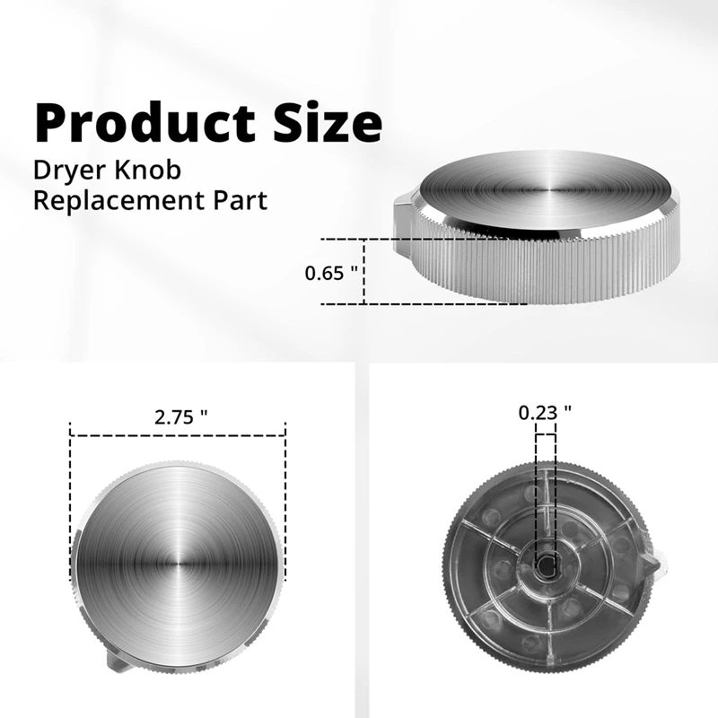 W11675852 Dryer Control Knob Replacement For Whirlpool Maytag, Replaces W11328381-Y48A