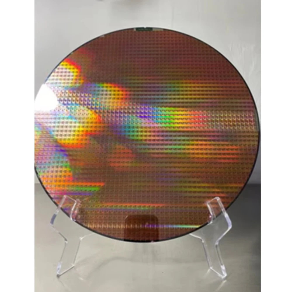 Silicon Wafer 12-Inch Lithography Chip Semiconductor Exhibition Siliconwafer Dummywafer+Wafer Box+Bracket