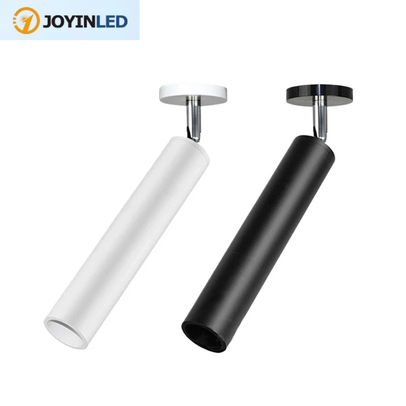 

Long Barrel LED Downlight Spotlight Ceiling Light COB 7W 10W Surface Mounted Spotlights Living Room Bedroom Shop 85-265V