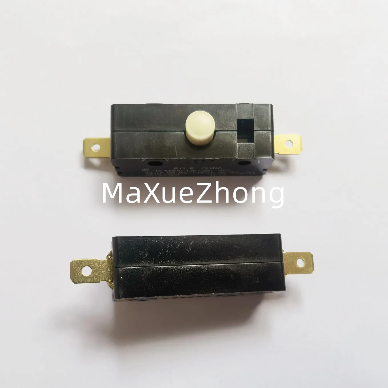 Original new 100% China import E13 P 15A 125VAC/250VAC button switch instead of J-108 normally open micro switch 2pin