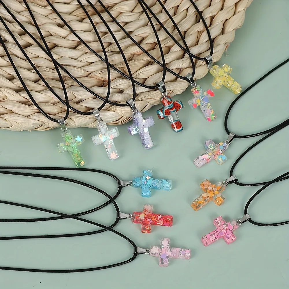 MY6 Resin Glow in the Dark Heart Pendant Necklace, Colorful Luminous Love Charm for DIY Jewelry Making, Gift view 4