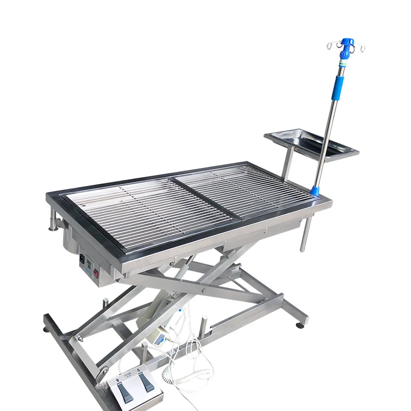 Stainless Steel Pet Inspection Treatment Table Electric Lifting Animal Operating Table