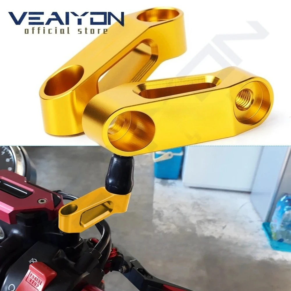 

For V-STROM VSTROM 650 1050 1000 -2023 2024 2025 motorcycle Mirror Extender Rearview Mirrors Extension Adaptor accessories