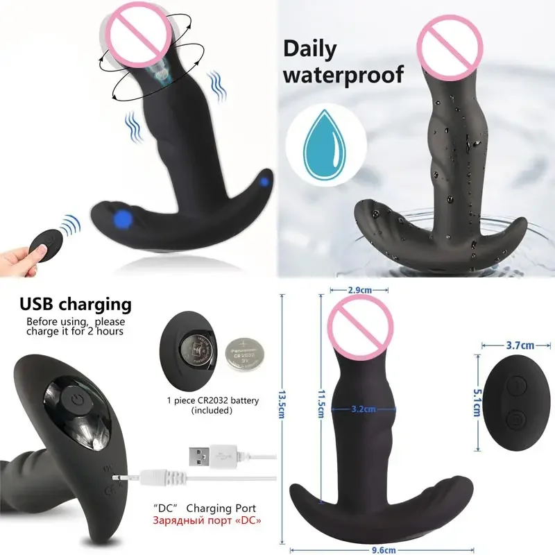 Cul Didlo-Vibromasseur fesses pour femmes et hommes, dilatateurs, sous-vêtements, plug profond, sexy