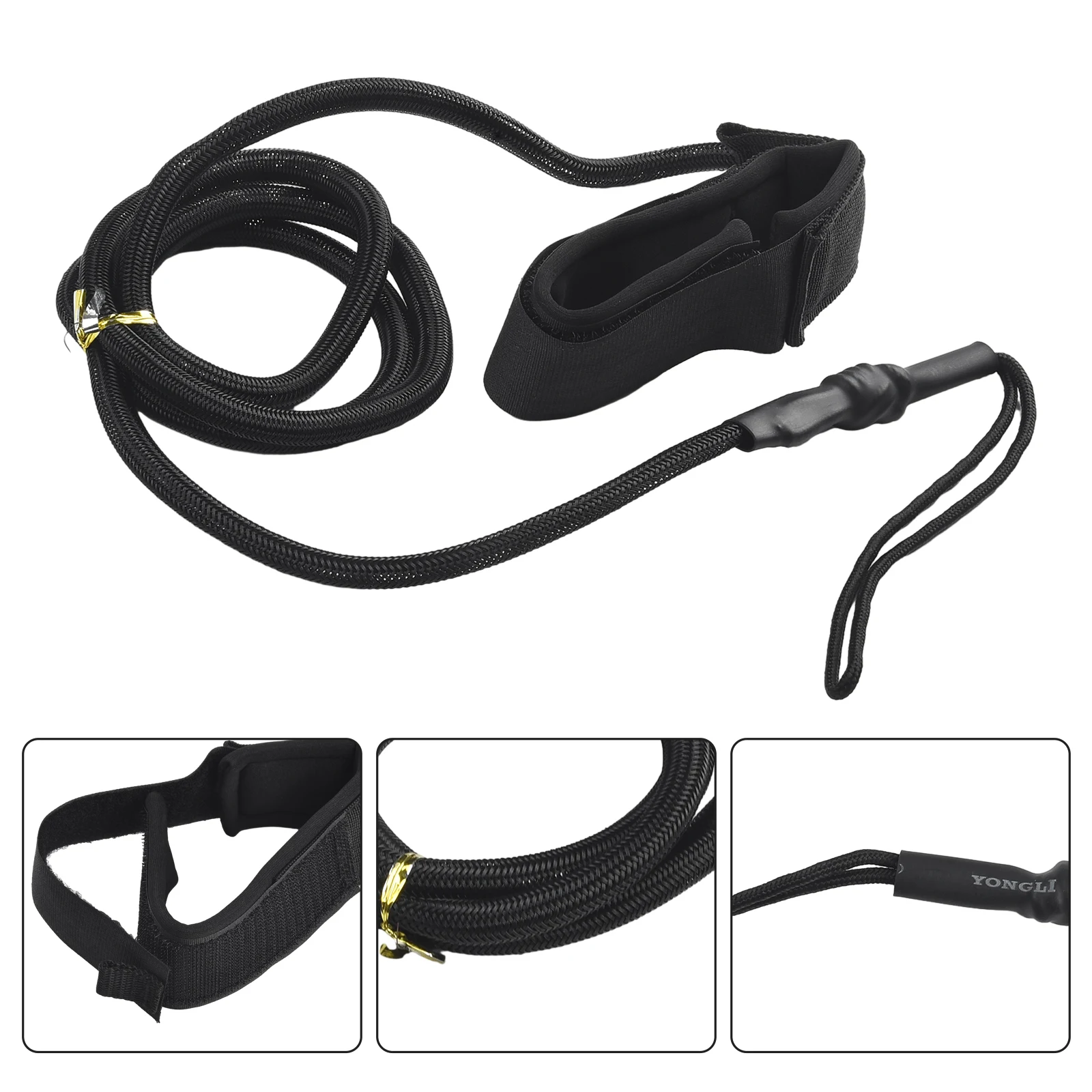 

Leash Rope Surfboard Leash Surf Leash Surfboard Paddle Leash Surfboards TPU Black Functional Safetys Line Commonly