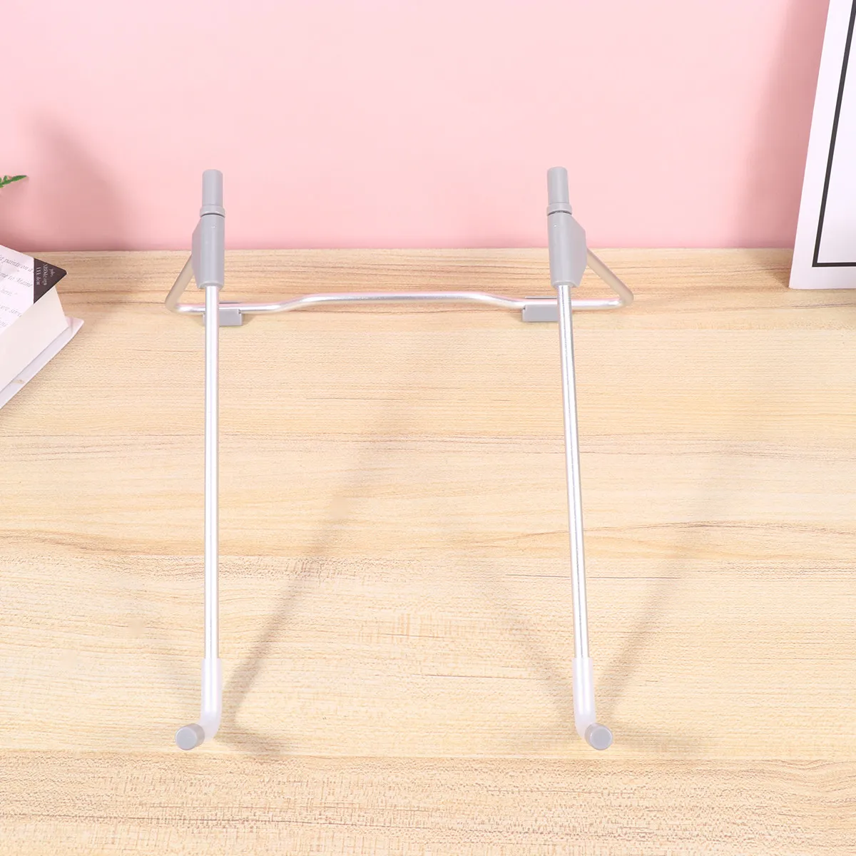 Foldable Lightweight Aluminum Laptop Stand Ultra Portable Ergonomic Desktop Workstation Cooling Rack for Typing Streaming