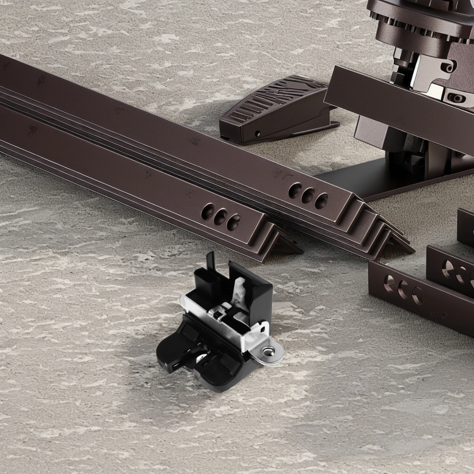 

Rear Trunk Latch Lock Actuator Golf Durable Plastic Metal Easy Installation Car Tailgate Lock Cargo Trailer Door