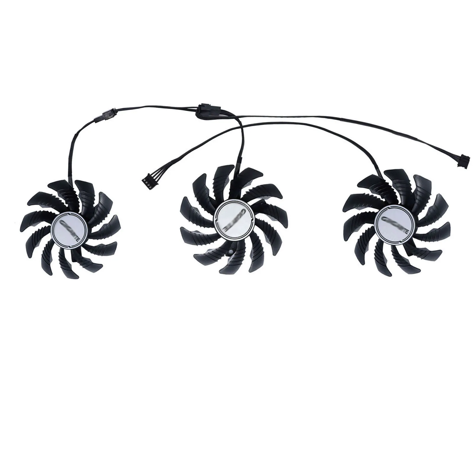 GPU 비디오 카드 팬, GIGABYTE RTX 4060 4060Ti GAMING용, GIGABYTE 4070S 4070Ti 4070 SUPER EAGLE용, 3개/세트, PLD08010S12HH 썸네일 2