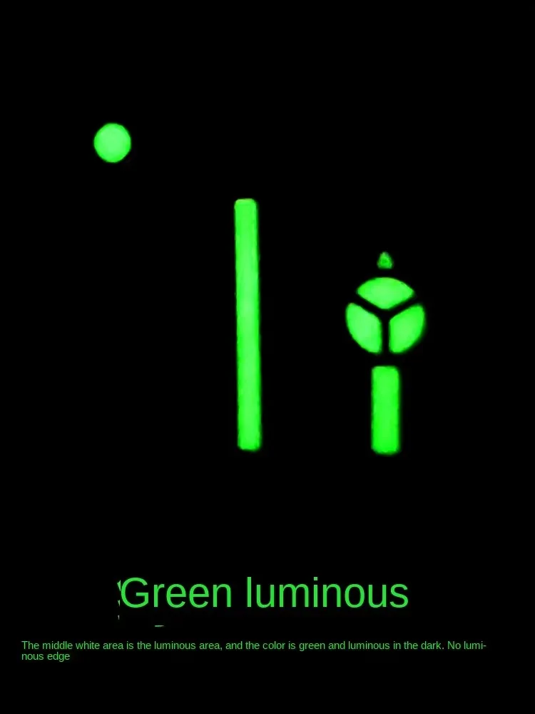 For Casio Swordfish Duro Dolphin MDV-106 Hand Pointer Blue/Green Hour Marker Watch Hands Green Luminous MDV106 Movement Parts