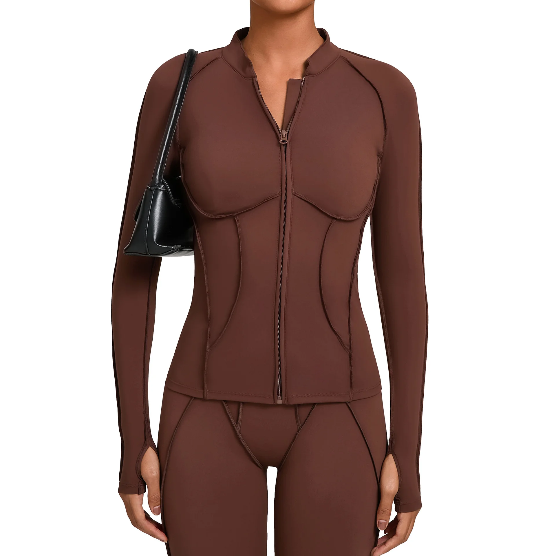 AliExpress SWELTERING Women Yoga Shirts Sports Jacket Zip Fitness Long Sleeve Workout Cycling Shirts Gym Quick Dry Outdoor Top Sportswear