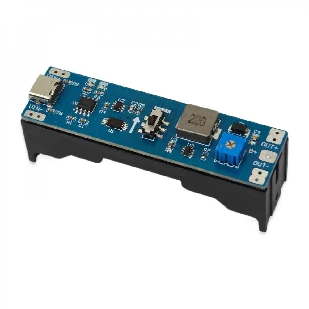 Afbeelding 7: TP4056 Opladen Boost Ontlading Module 3.7 V naar 4 V-12 V 18650 Lithiumbatterij Opladen Ontladen Boost spanningsregelaar Module