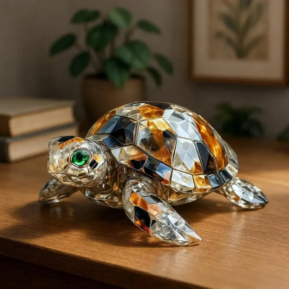 Mini Ornament Sea Ornament Sea Figurine Set Simulated Turtle Octopus Sculpture Home Office Desktop Aquarium Decoration Ornament