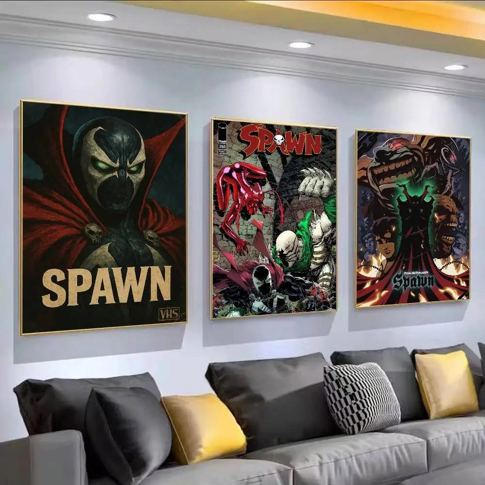 Anime S-Spawn HD  Classic Vintage Posters HD Quality Wall Art Retro Posters for Home Room Wall Decor