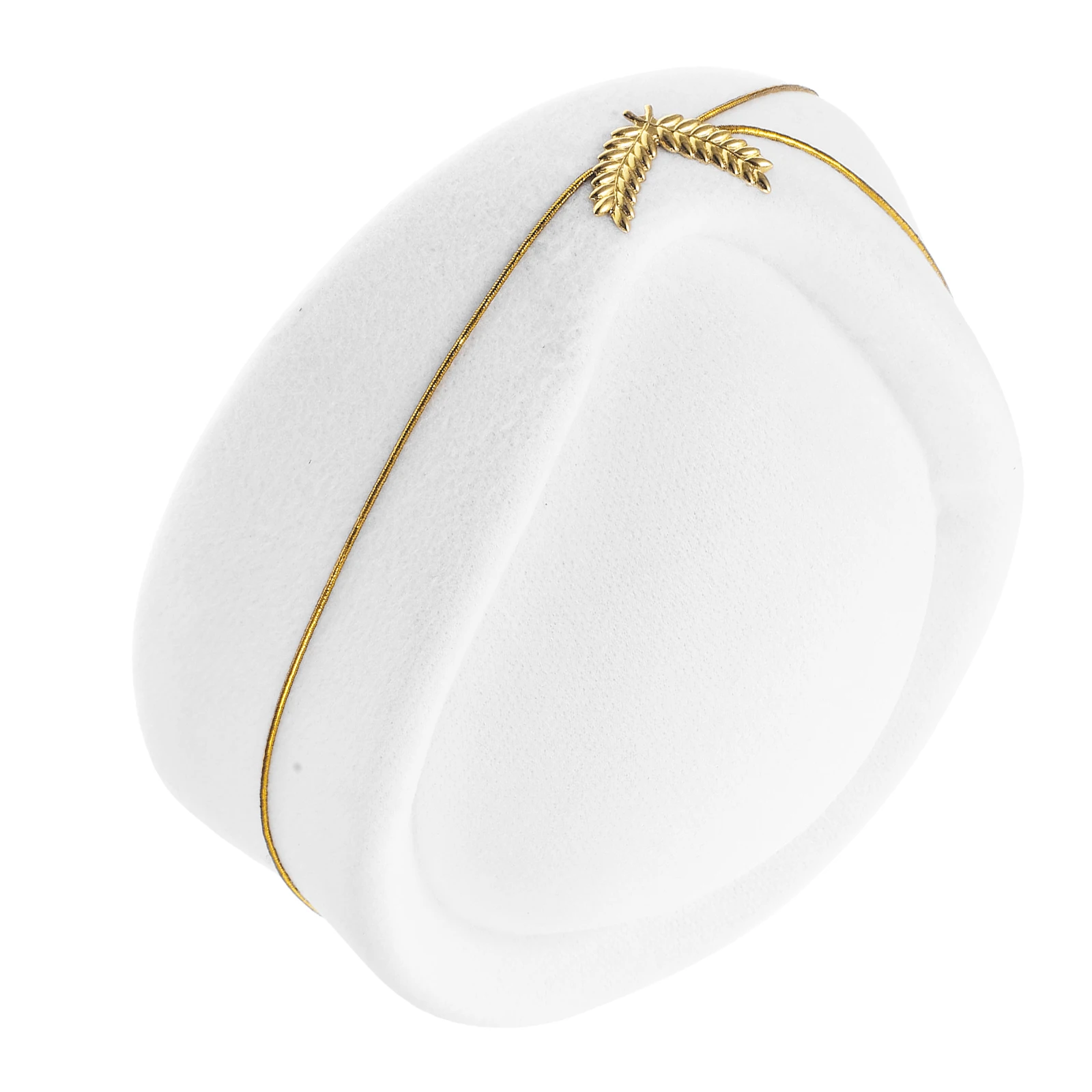 

Elegant Stewardess Hat Airline Attendant Costume Decor Cosplay Accessory Party Performance Supply One Size Fits Most