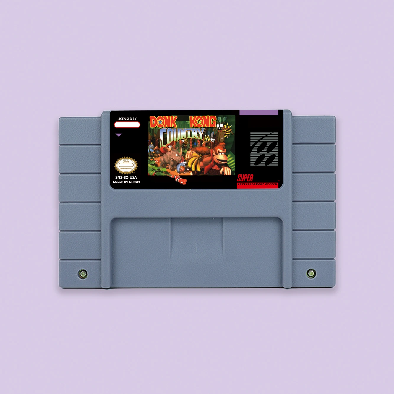 Donkey Game Country Kong 1 2 3 Competition RPG game for SNES 16 bit USA NTSC or EUR PAL Video Game Consoles Cartridge